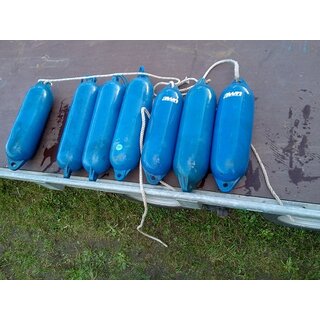 7x AWN Fender blau 50 - 60cm lang gebraucht