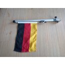 30 x 20cm Deutsche Flagge Flaggenstock 47cm Fu gebraucht...