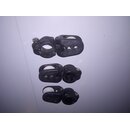 3x Rollfockleinen Fhrung fr 25mm Relingssttzen 538-972...