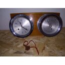 Uhr und Barometer Auen Rand  109mm auf Brett 26,6 x...