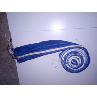 Rollfockkleid 570cm x 34cm aus Wasserabweisenden Stoff PVC Marine blau gebraucht okay Reisverschlu ist okay fast neu