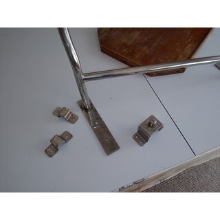 Kajt Tisch System, Tischplatte 70 x 36cm Tischbein 56cm hoch,  3x Aufnahmen (nur 2 sind ntig) Gebraucht Tischlatte schleifen streichen und alles montieren