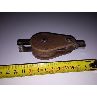Violinenblock Wirbel Hundsfote Tufnol 115mm lang Scheibe  45mm Tau bis  10mm Gebraucht